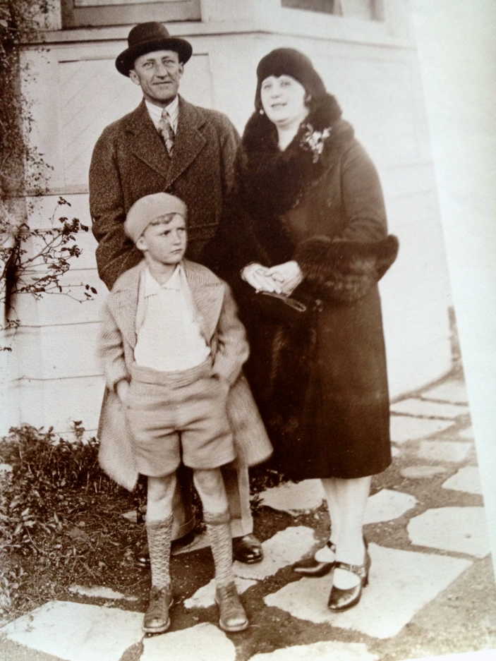 Harry, Margarita and Marvin Christensen 1934
